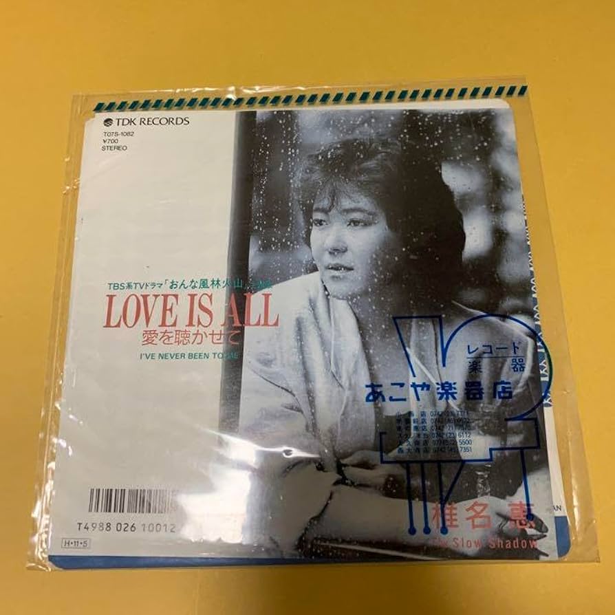 Amazon.co.jp: 椎名恵 LOVE IS ALL 愛を聴かせて おんな風林火山